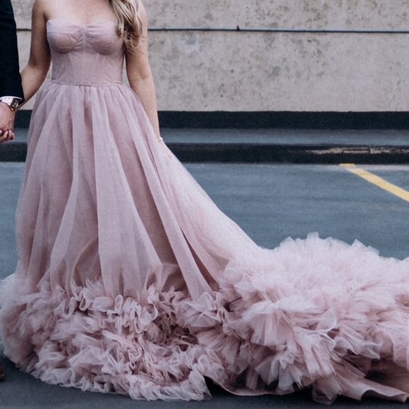 Tarik Ediz gown size 2. - Picture 4 of 5